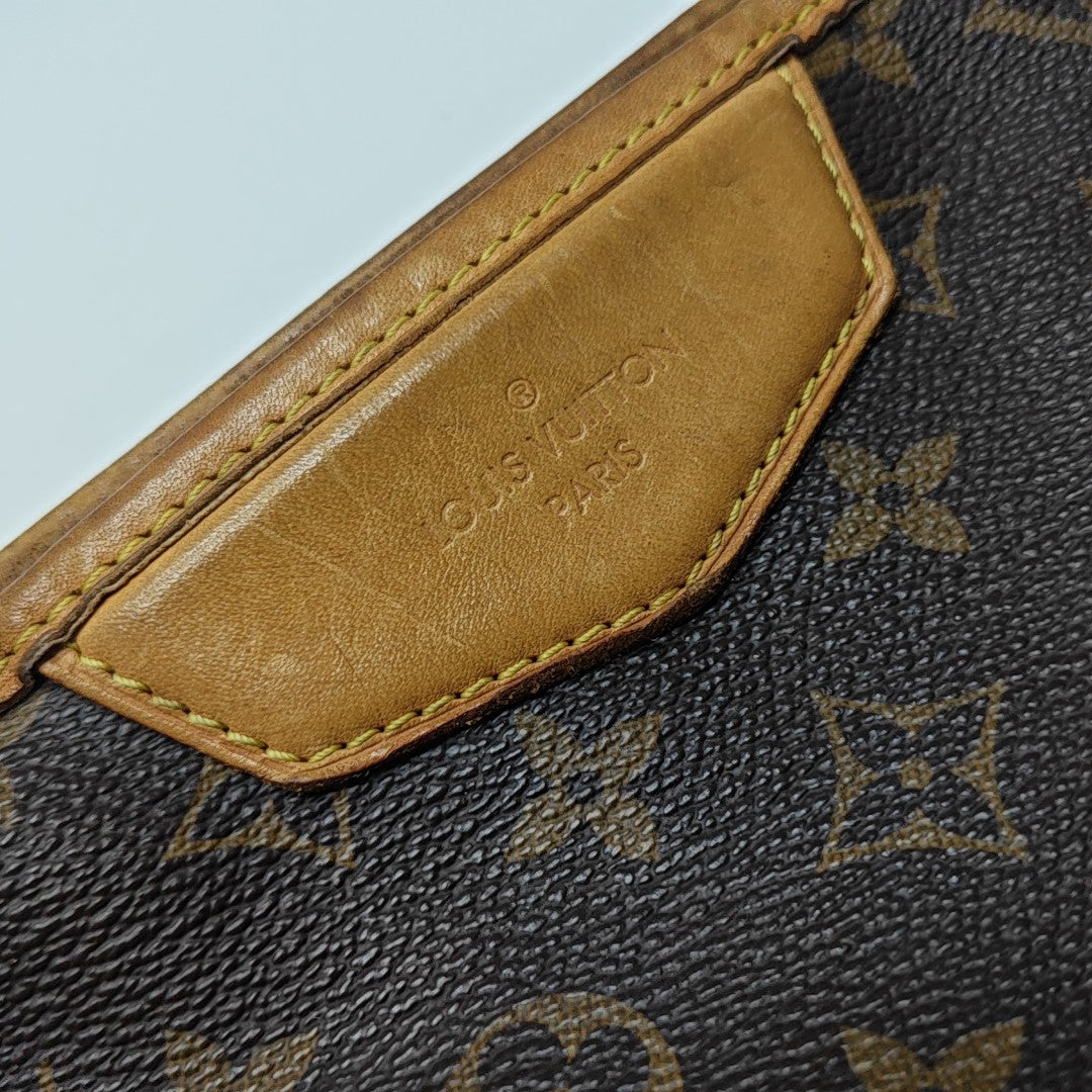 RETIRO GM Monogram Coated Canvas Brown