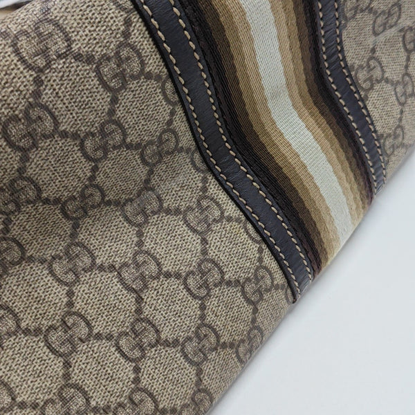 Monogram Coated Canvas Tote Bag Beige