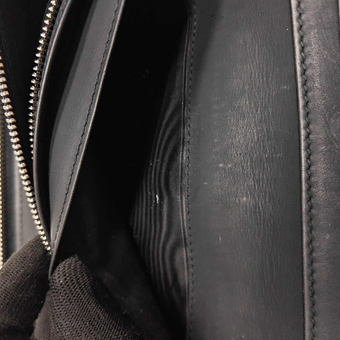 Monogram Calfskin Wallet Black