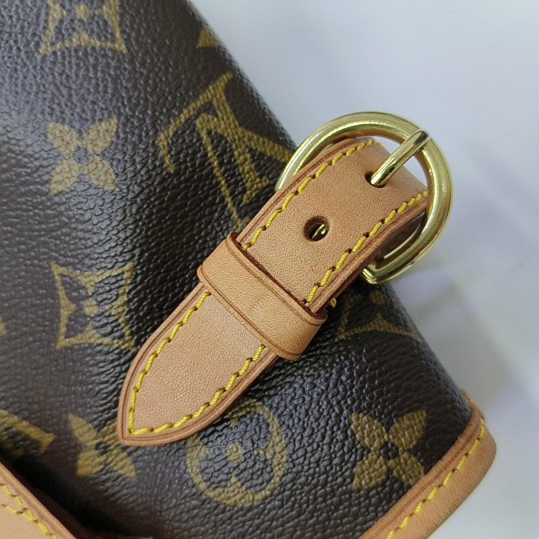 BATIGNOLLES GM Monogram Coated Canvas Brown