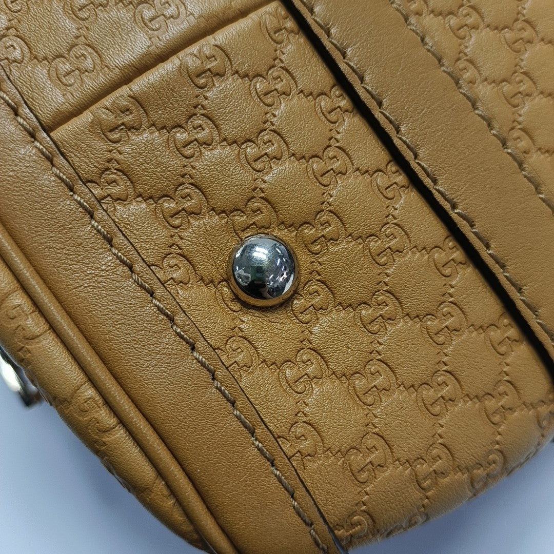 Microguccissima Monogram Calfskin Yellow