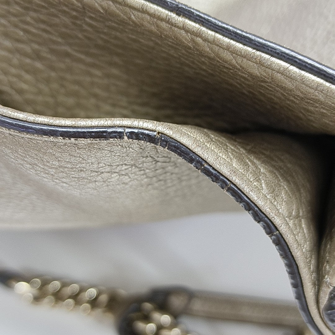 Soho Large Calfskin Beige