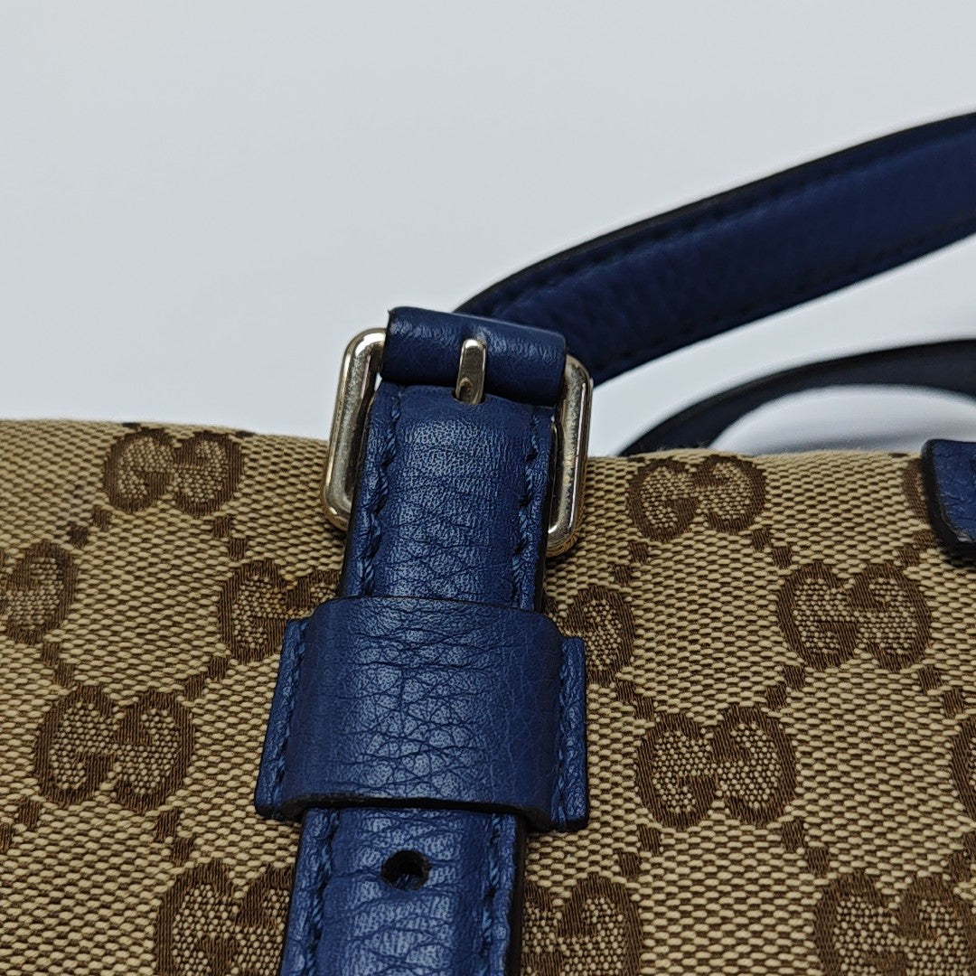 Monogram Canvas Tote Bag Medium Beige