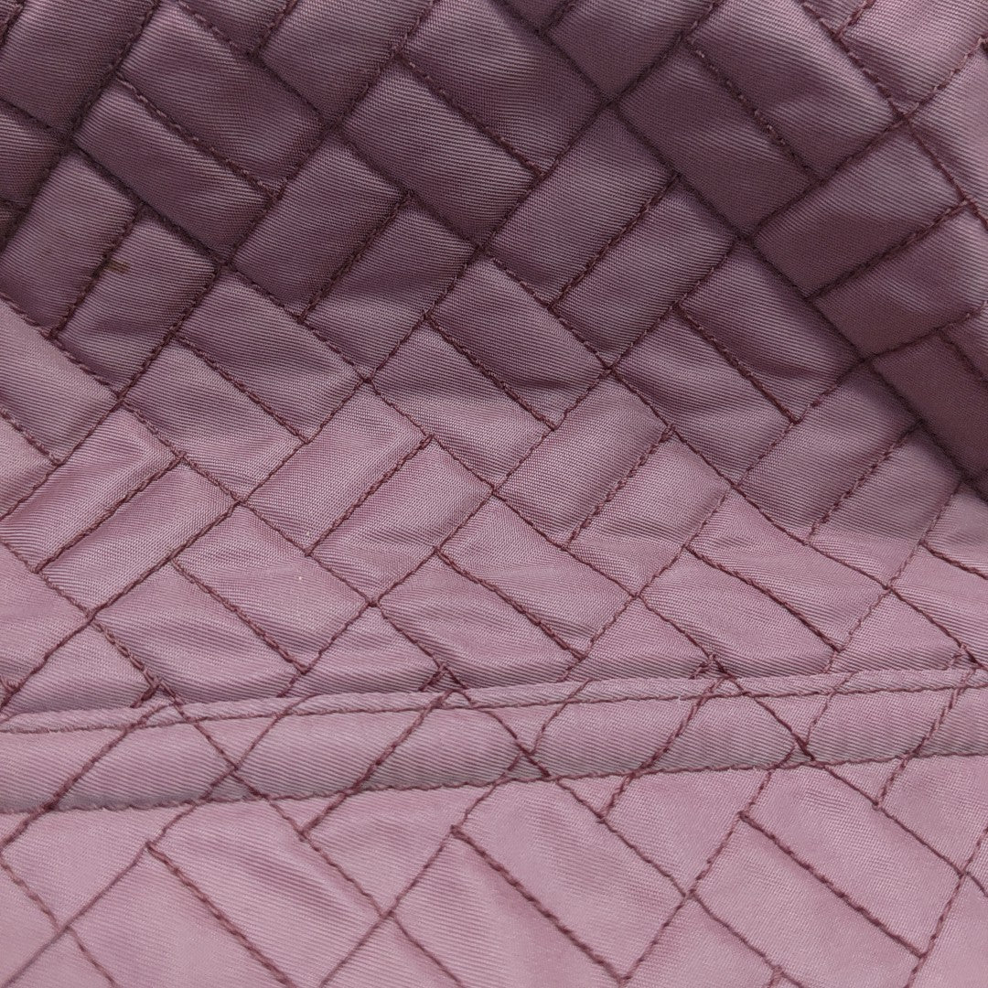 Quilted Nylon Shoulder Bag Pink
