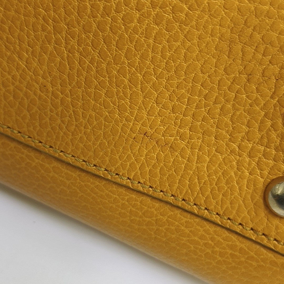 Calfskin Tote Bag Yellow