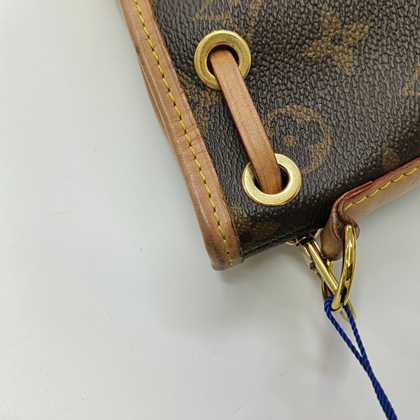 NOÉ Nano Monogram Coated Canvas Brown