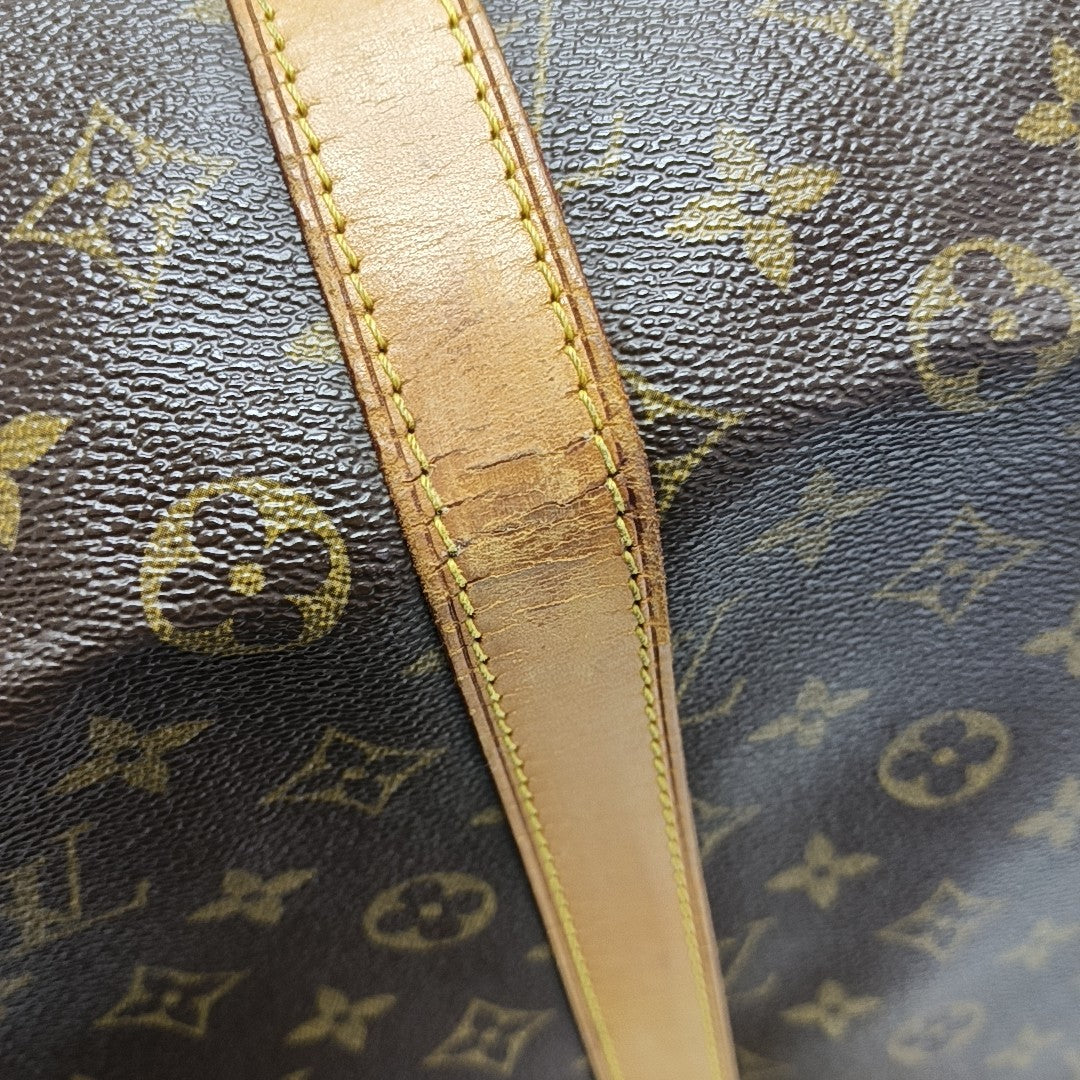 SAC SOUPLE 55 Monogram Coated Canvas Brown