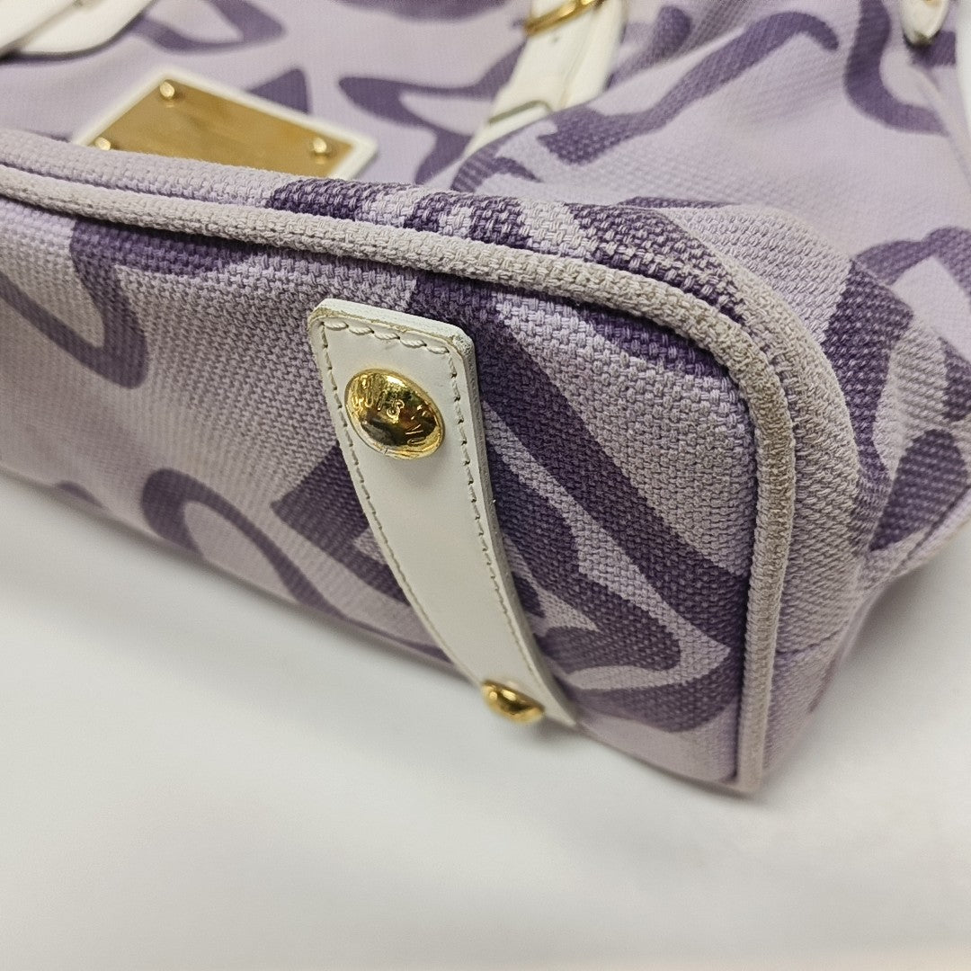 TAHITIENNE CABAS MM Monogram Canvas Purple