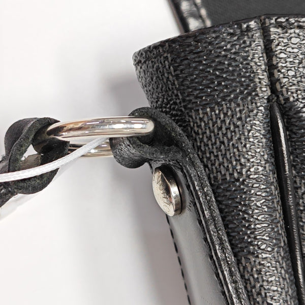 DANIEL Damier Graphite Coated Canvas Gray