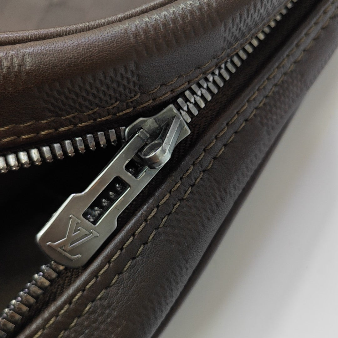PORTE-DOCUMENTS Damier Ebene Calfskin Brown