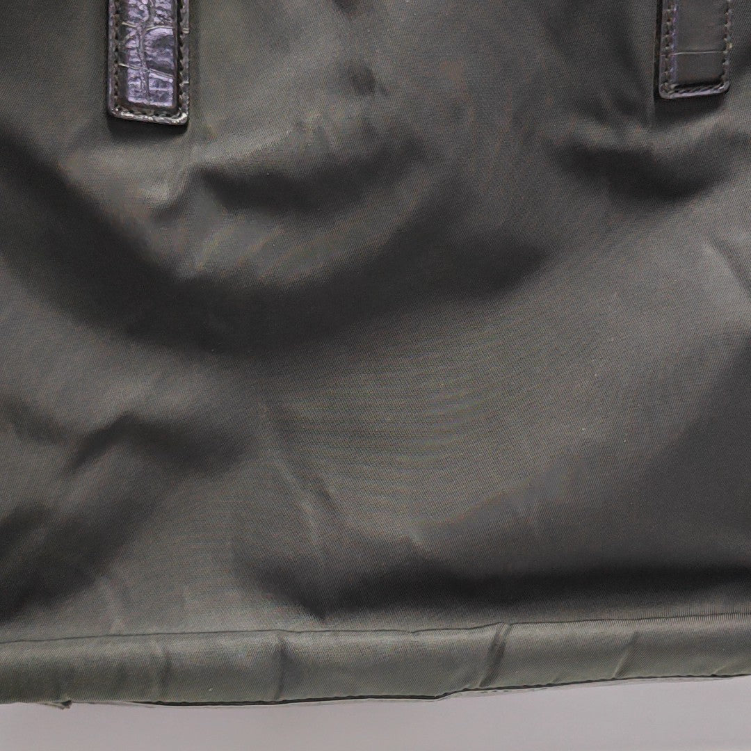 Nylon Tote Bag Black