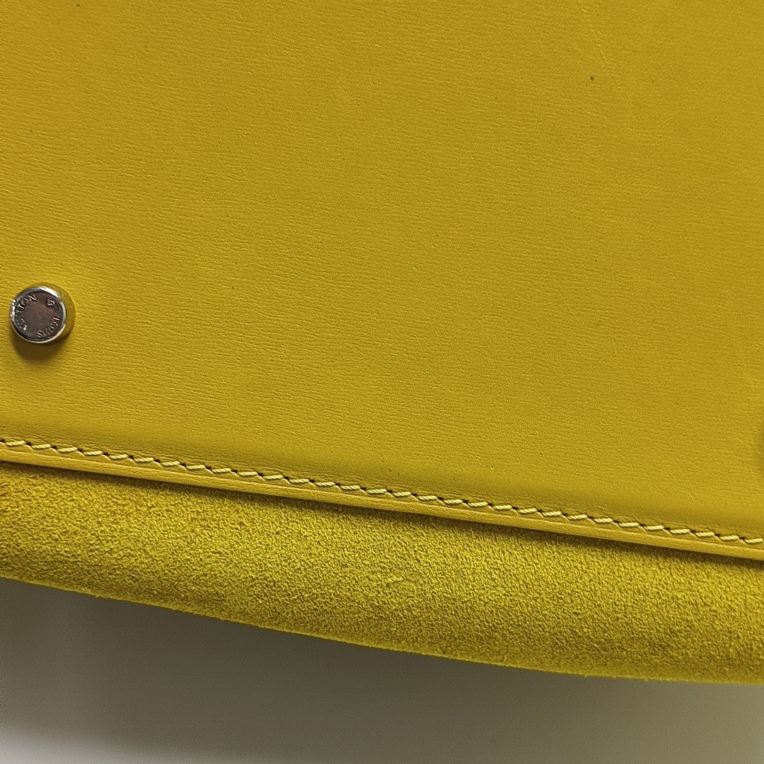 SPEEDY CUBE PM Damier Calfskin Yellow