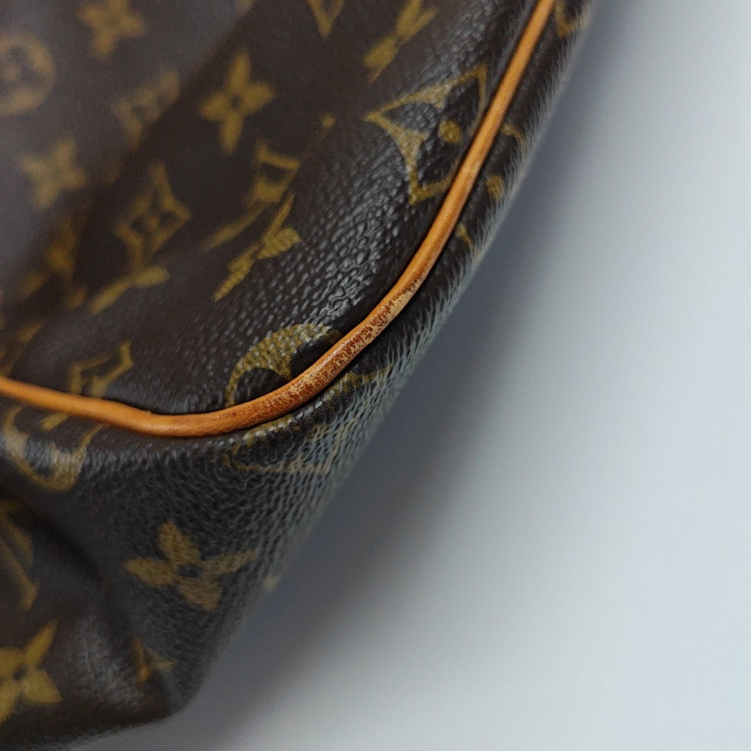 SAC SOUPLE 55 Monogram Coated Canvas Brown