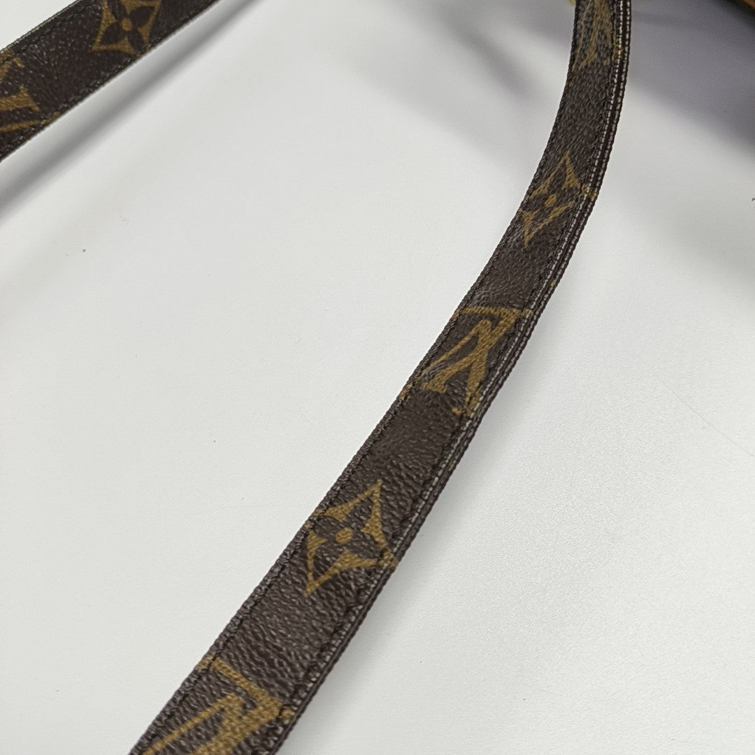 Nile Monogram Coated Canvas Brown