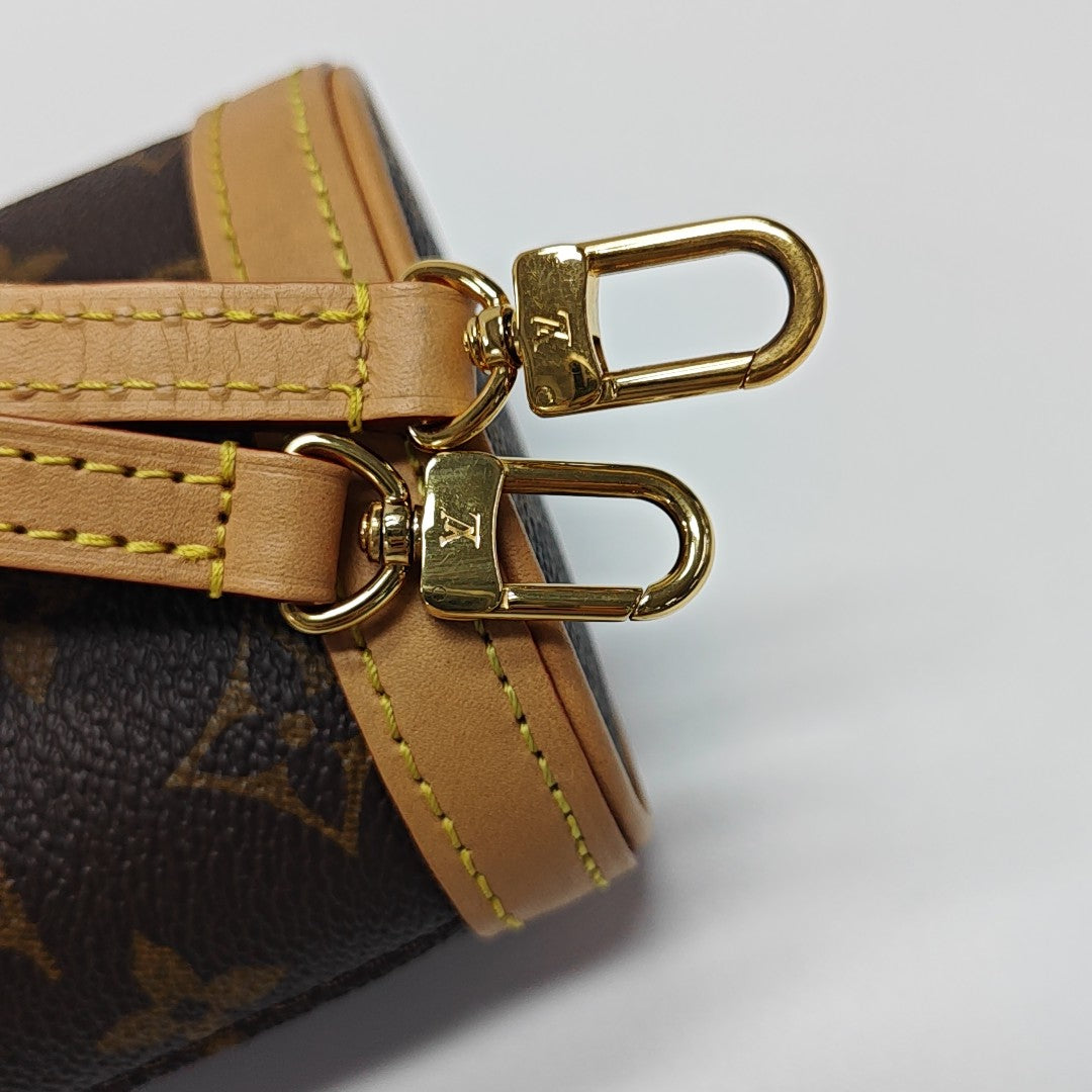 FOLD ME Monogram Coated Canvas Brown