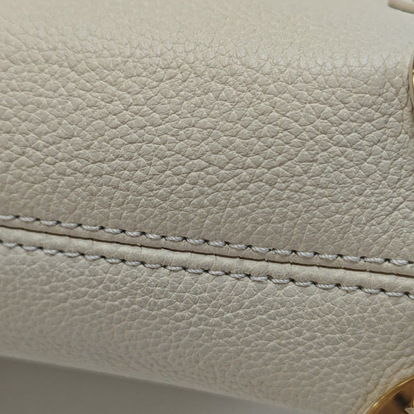 SIDE TRUNK PM Calfskin Beige
