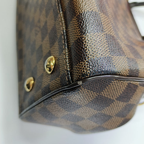 TREVI PM Damier Ebene Coated Canvas Brown
