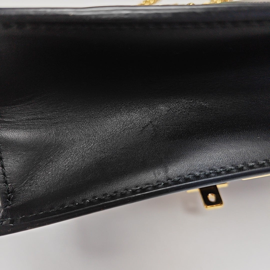 Sylvie Mini Calfskin Black