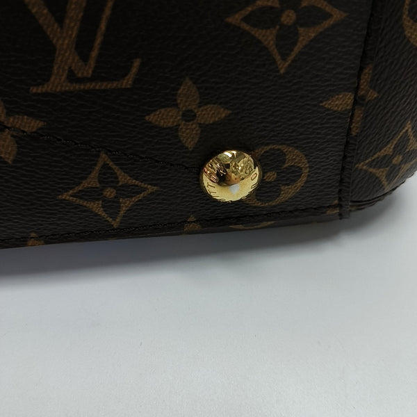MONTAIGNE Monogram Coated Canvas Brown