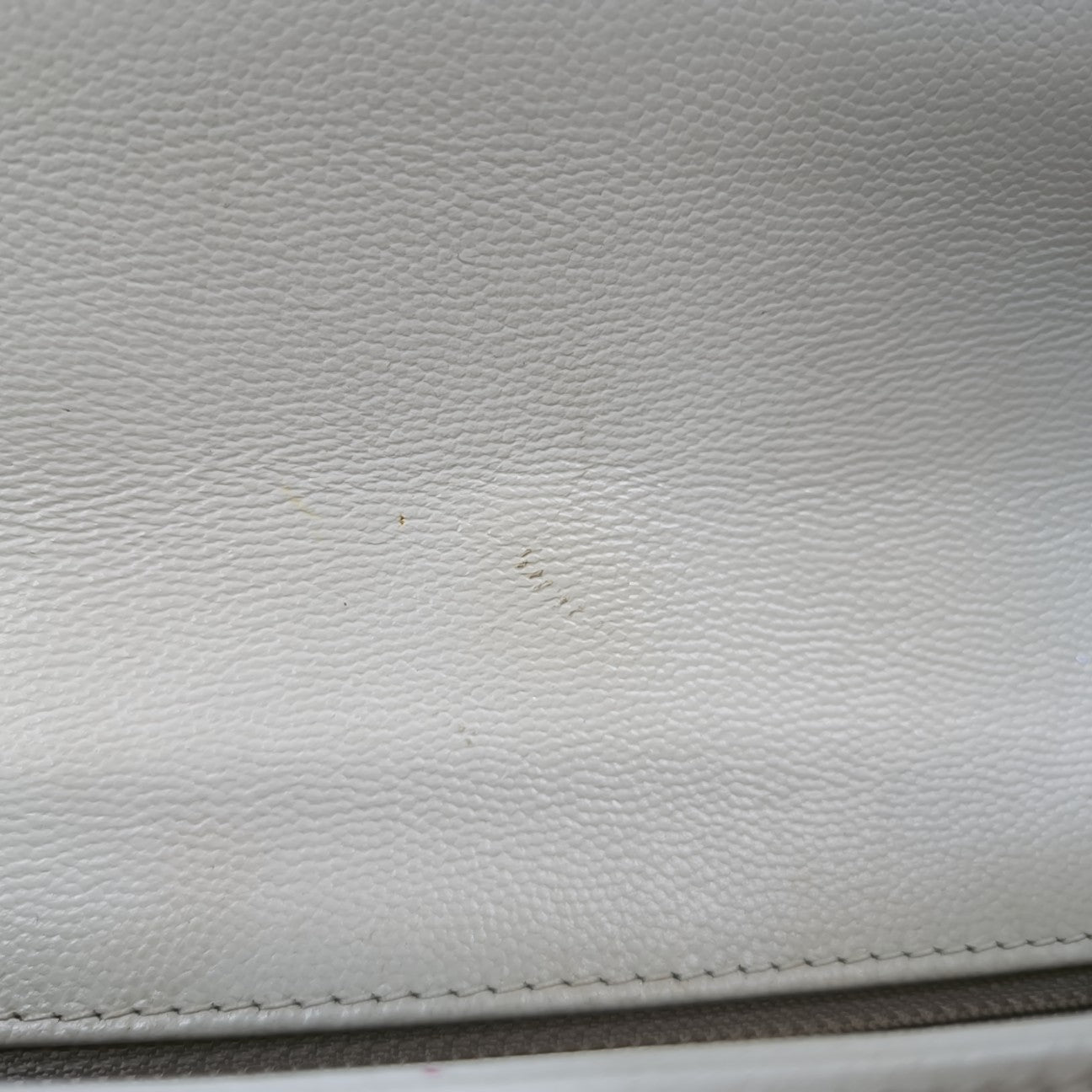 Calfskin Shoulder Bag White