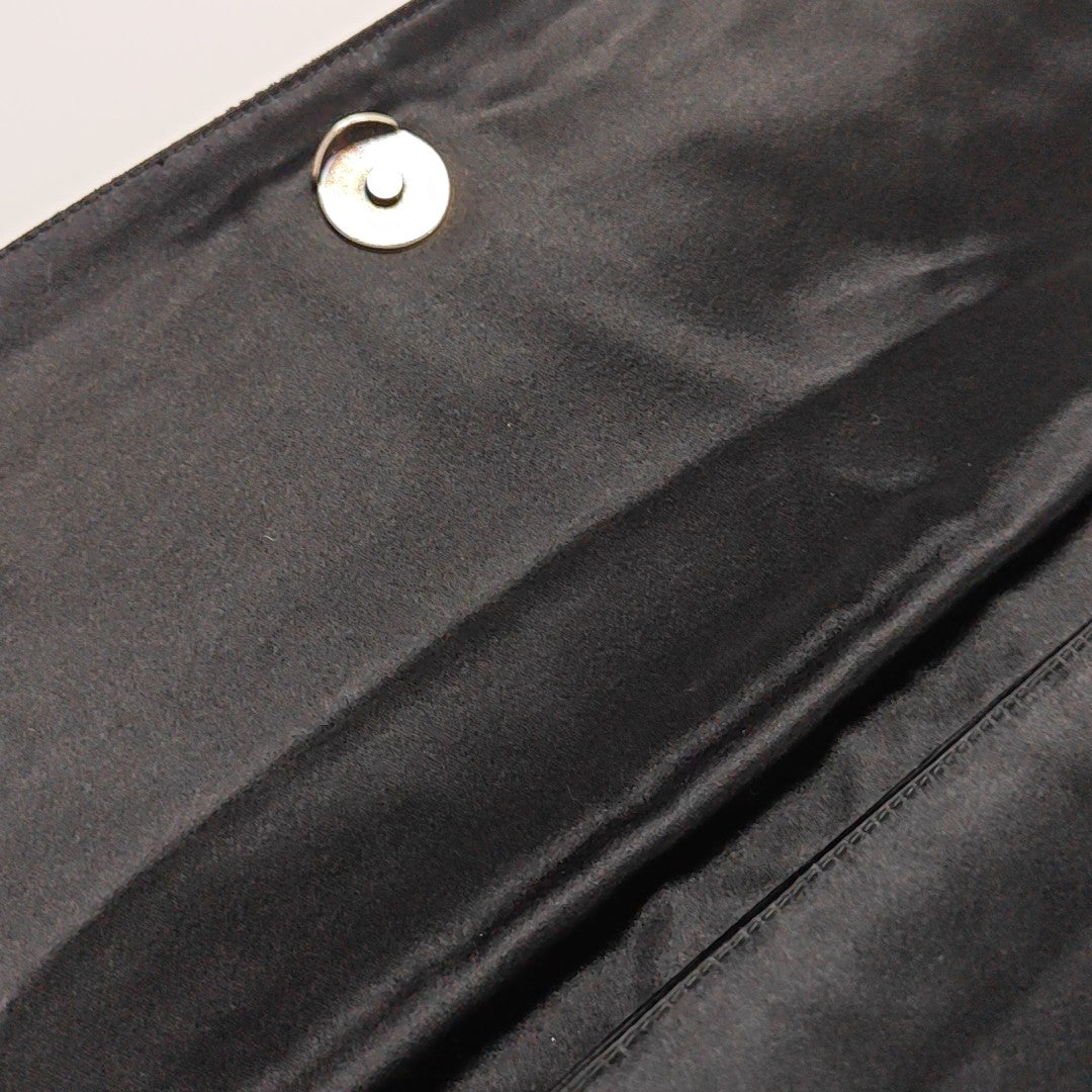Fabric Top Handle Bag Black