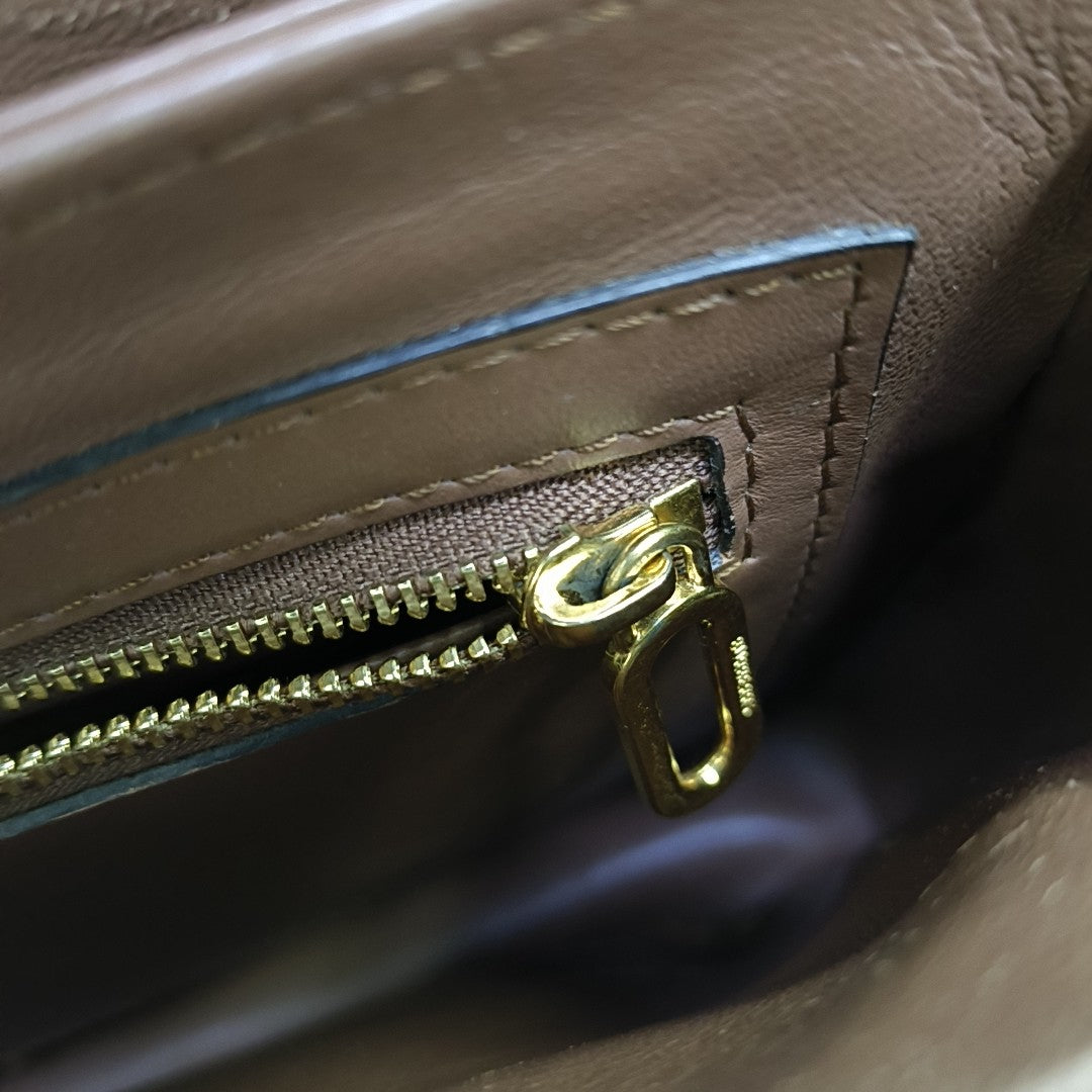 Canvas Shoulder Bag Beige