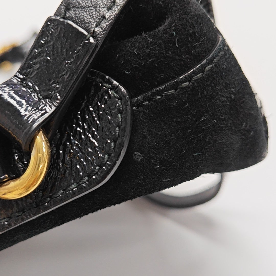 Ophidia Small Suede Black