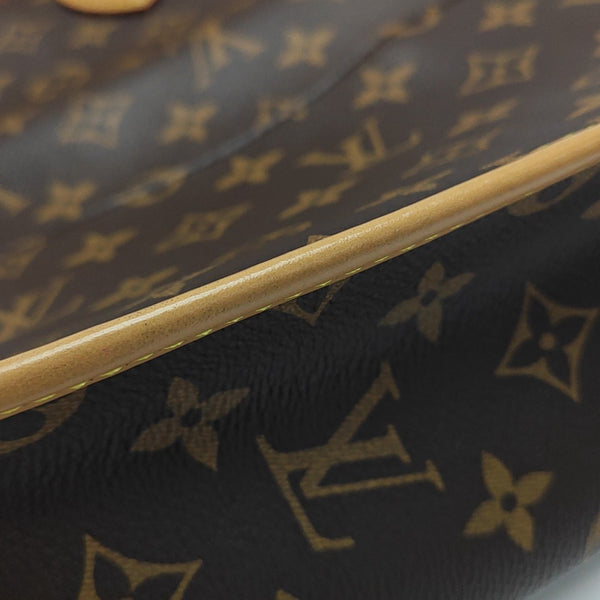 DIANE Monogram Coated Canvas Brown