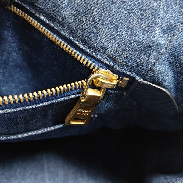 Denim Quilted Denim Blue