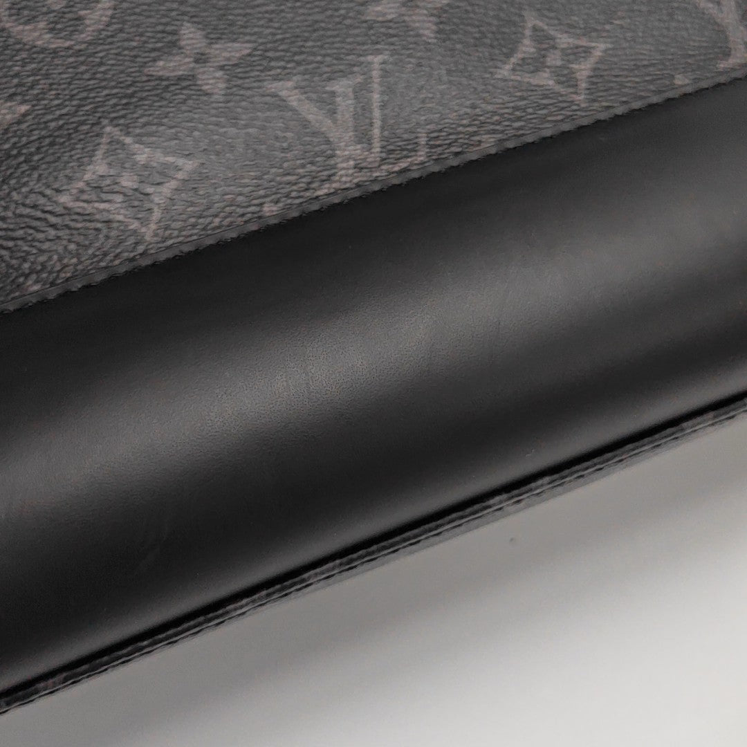 VOYAGER PM Monogram Coated Canvas Black
