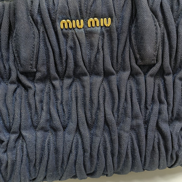 Avenue Quilted Denim Blue