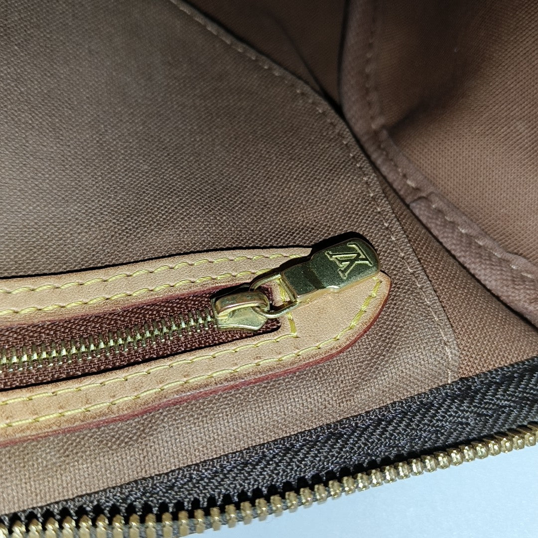 SPEEDY 25 Monogram Coated Canvas Brown