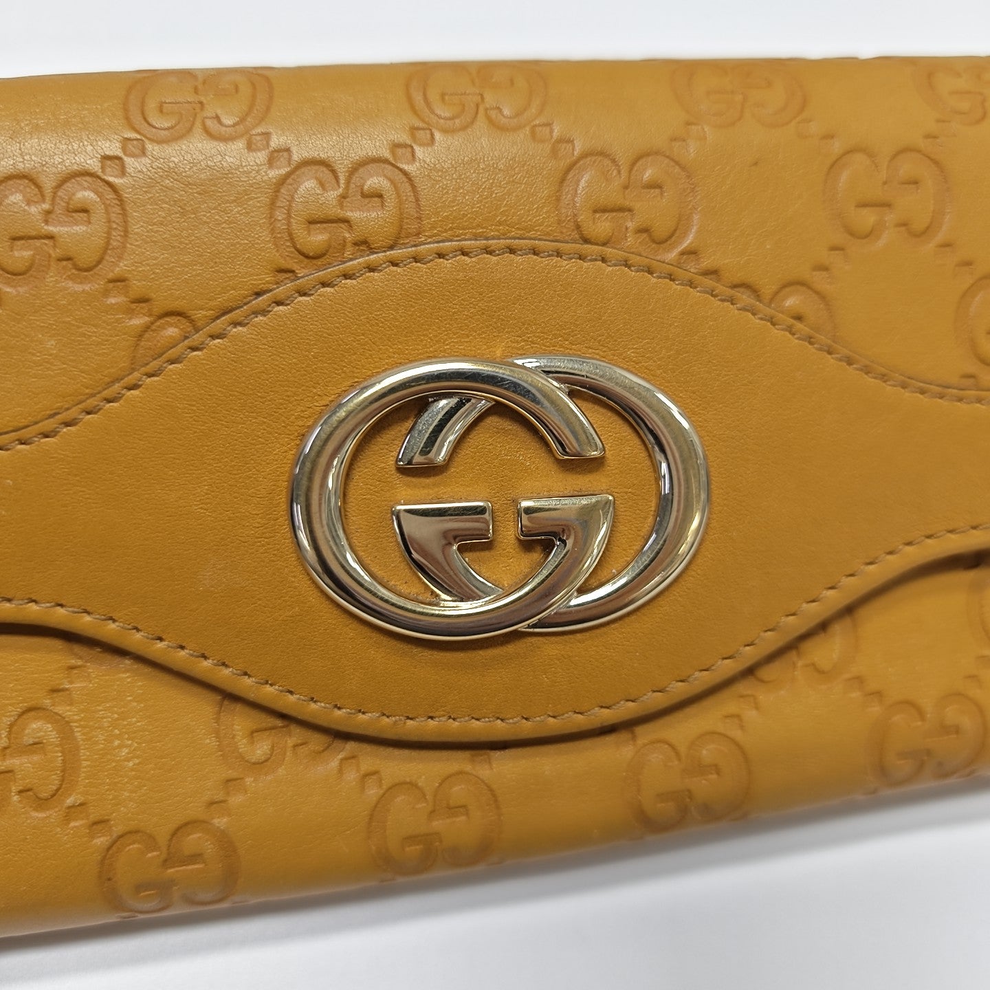 Monogram Calfskin Wallet Yellow
