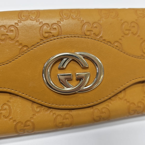 Monogram Calfskin Wallet Yellow