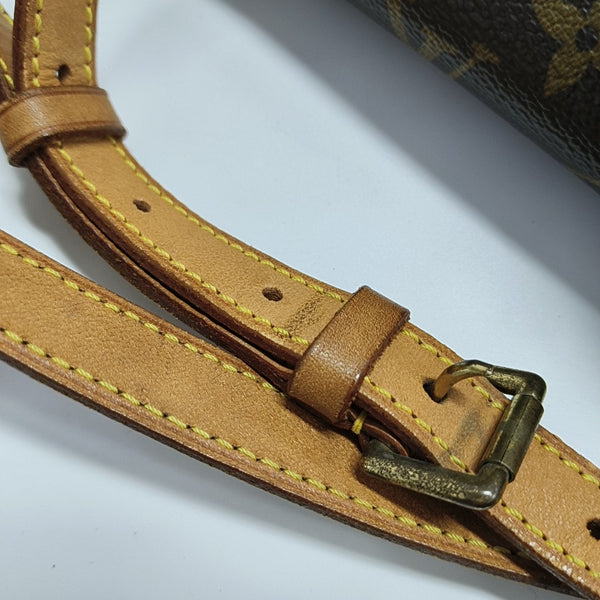 SOLOGNE PM Monogram Coated Canvas Brown