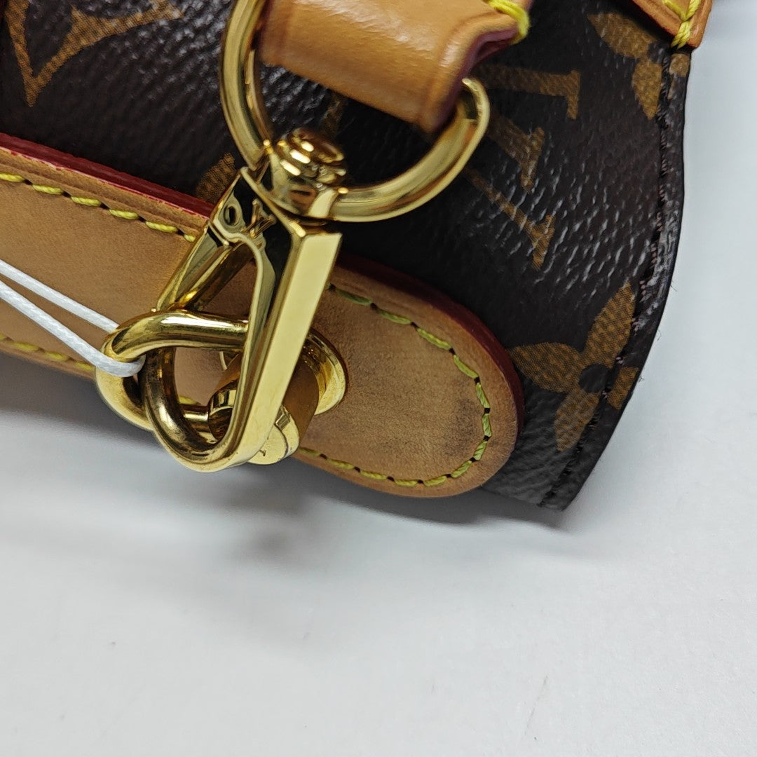 DUFFLE Monogram Coated Canvas Brown