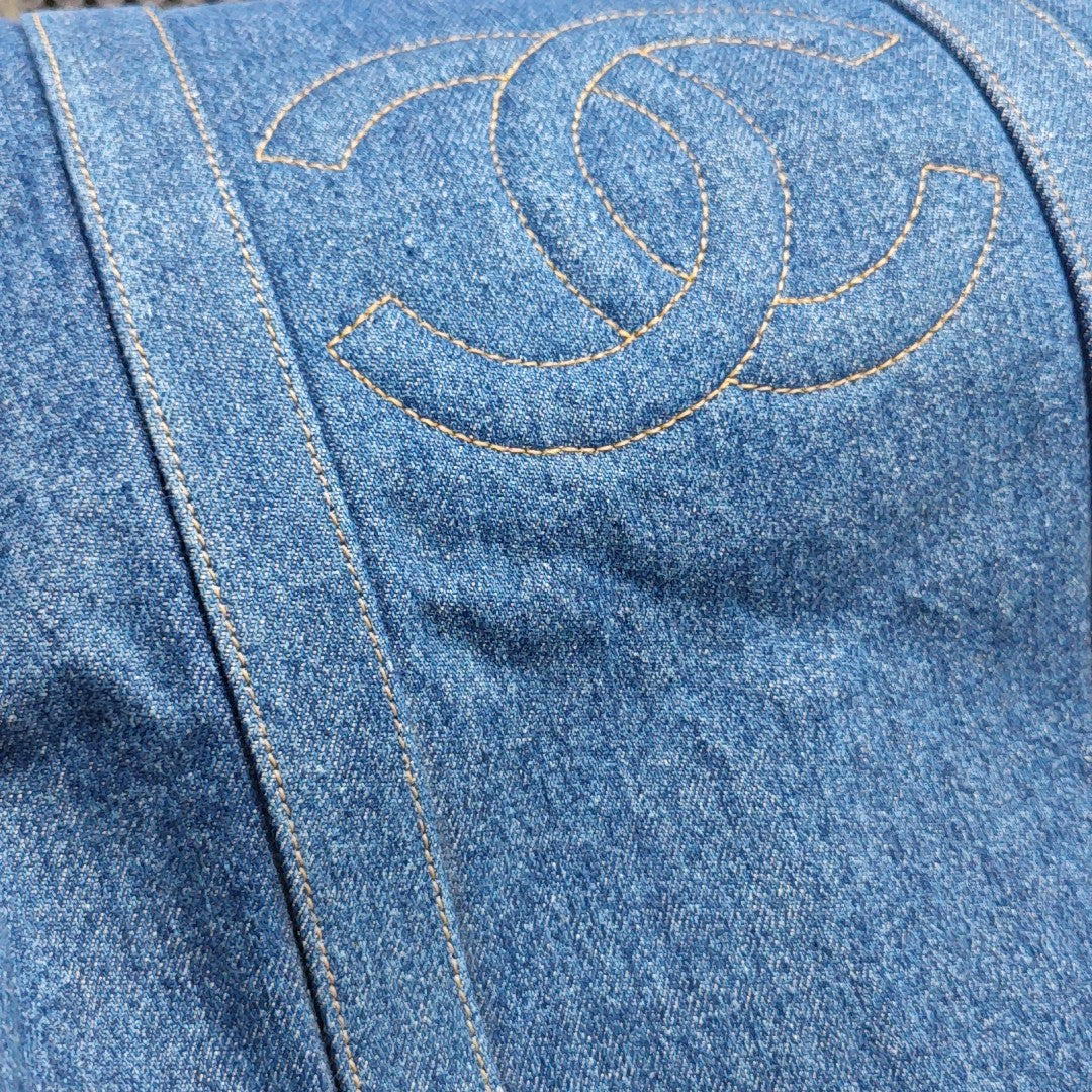 Denim Shoulder Bag Blue