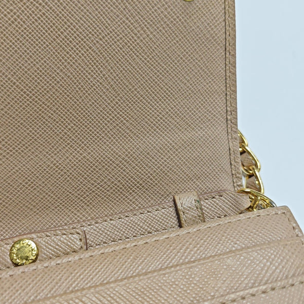 Mini Bag Saffiano Calfskin Beige