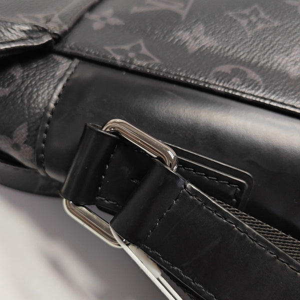 VOYAGER PM Monogram Coated Canvas Black