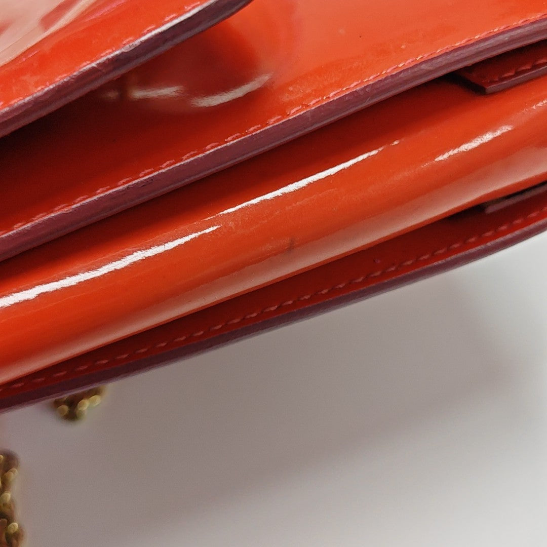 Ginny Patent Leather Orange
