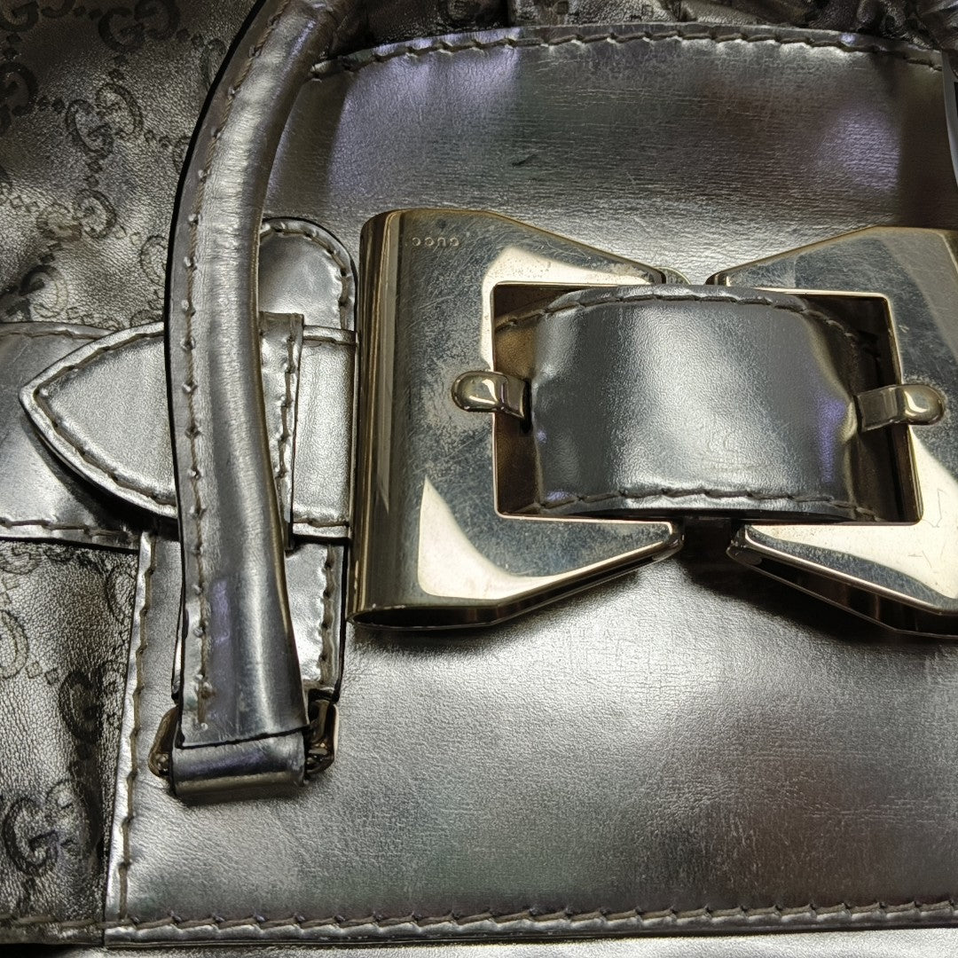 Queen Monogram Calfskin Gold