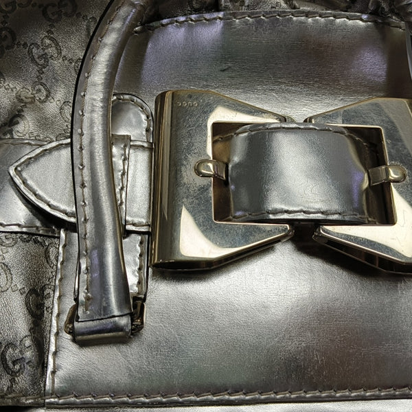 Queen Monogram Calfskin Gold