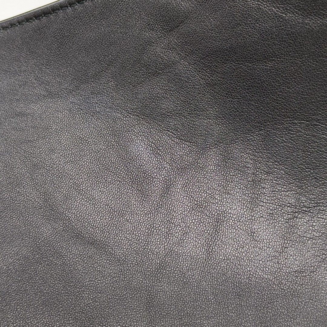 Crush Large Calfskin Black