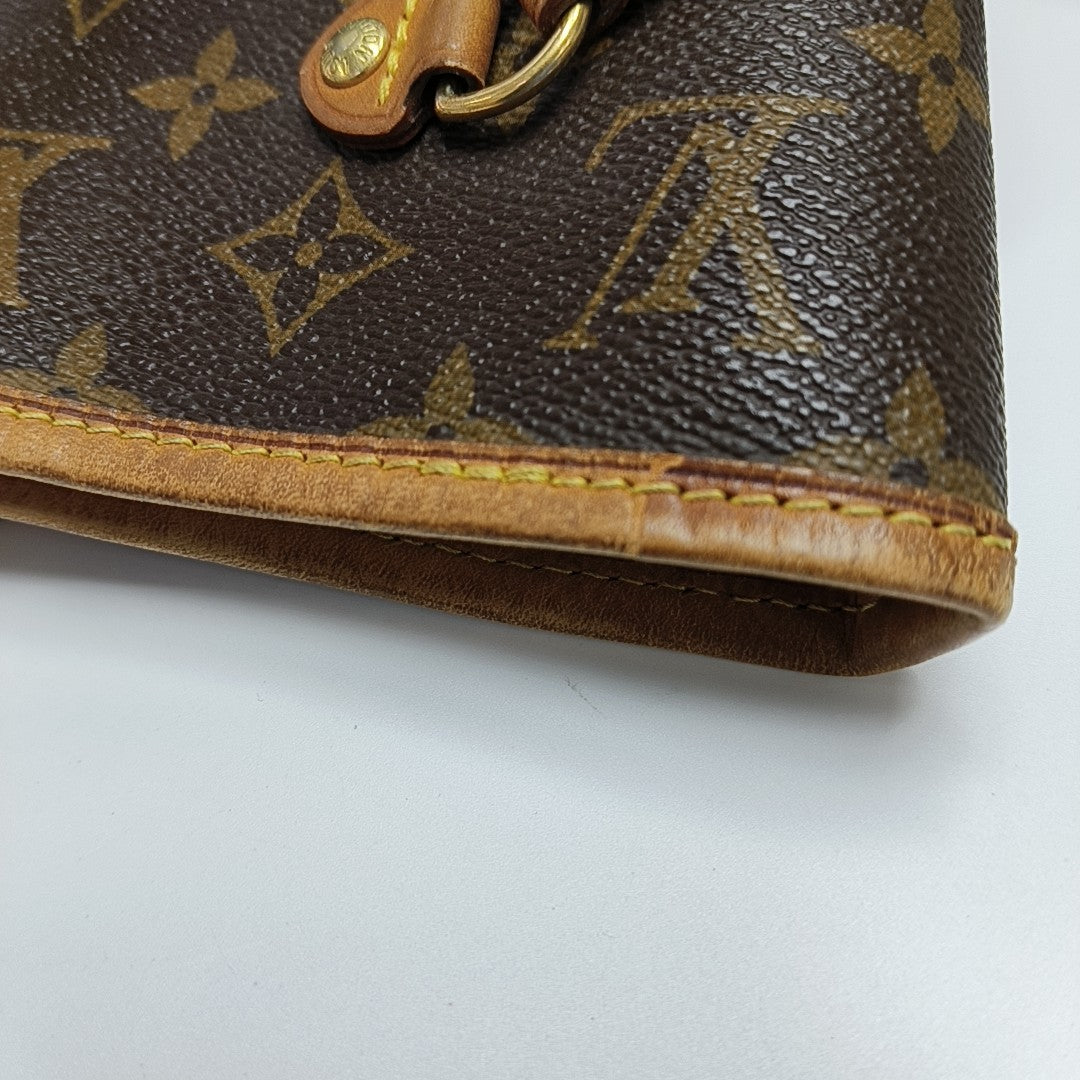 NEVERFULL MM Monogram Coated Canvas Brown