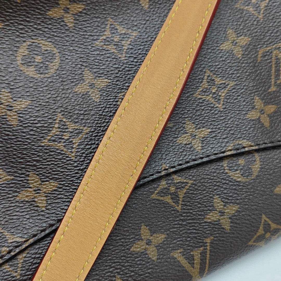 DIANE Monogram Coated Canvas Brown
