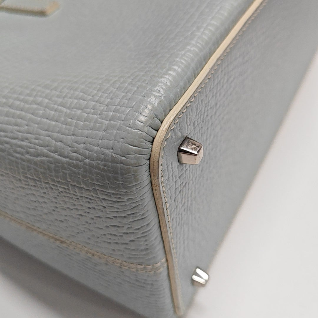 Calfskin Tote Bag Blue