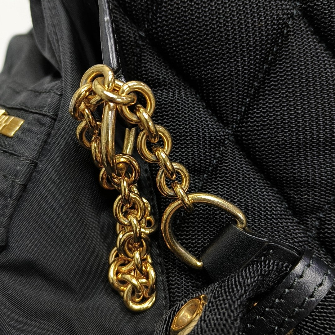 The Rucksack Medium Nylon Black
