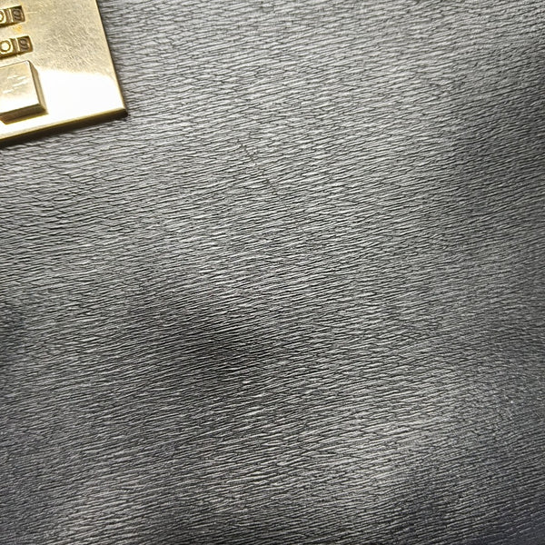 Calfskin Top Handle Bag Black