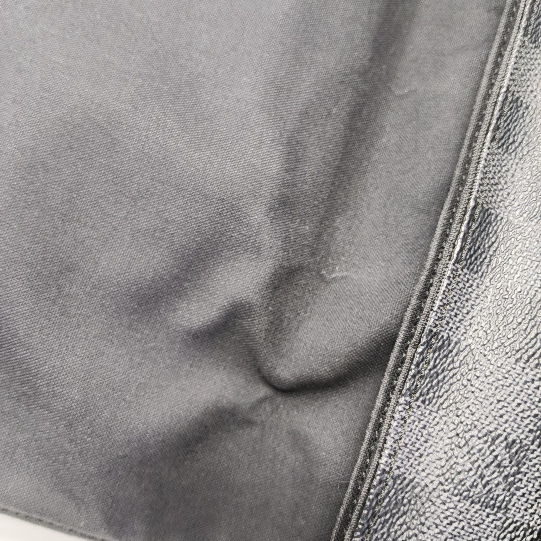 DISTRICT MM Damier Graphite Coated Canvas Gray