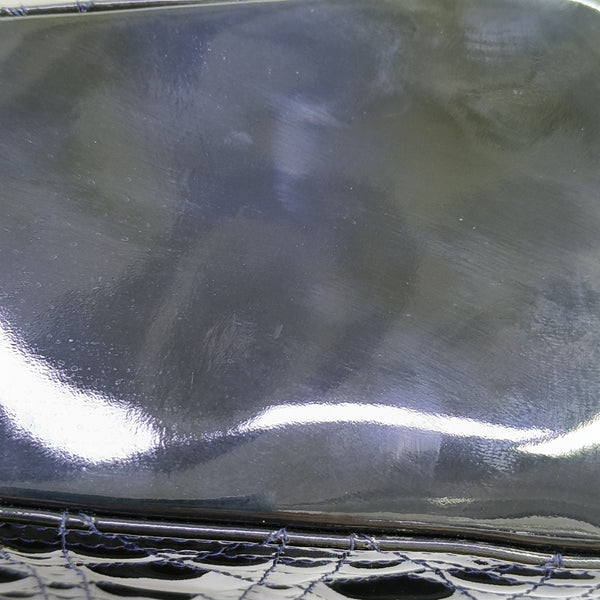 Lady Dior Medium Quilted Patent Leather Blue